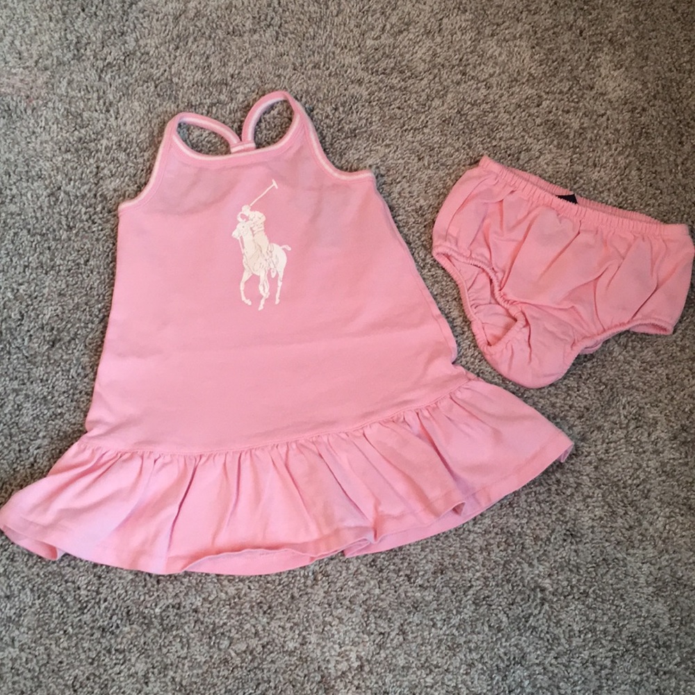 Like New Ralph Lauren Dress w/ diaper cover